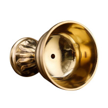 Vintage Lotus-Kerzenhalter, Kupfer-Ghee-Lampe
