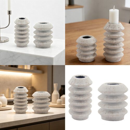 Decorative Candle Stands Taper Candle Holders Rustics-L 2