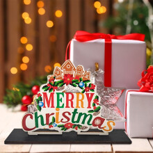 Kit de décorations de Noël en bois à monter soi-même