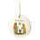 Pendentif de Noël chrétien en forme de Jésus 1