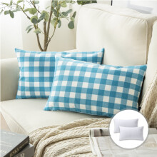 Ensemble de coussins décoratifs de Noël Phantoscope, bleu ciel, 30 x 50 cm (2 pièces)