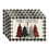 Christmas cloth placemats heat resistant 4 pcs 1