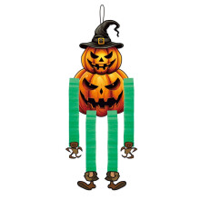 Décoration de sorcière danseuse en papier de soie vintage pour Halloween, taille L