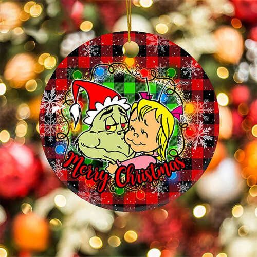 Pendentif de Noël Grinch en acrylique (1 pièce)
