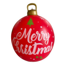 Cloches et boules gonflables de Noël en PVC, décorations d'extérieur