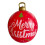 60cm PVC Inflatable Christmas Bell Ball 1