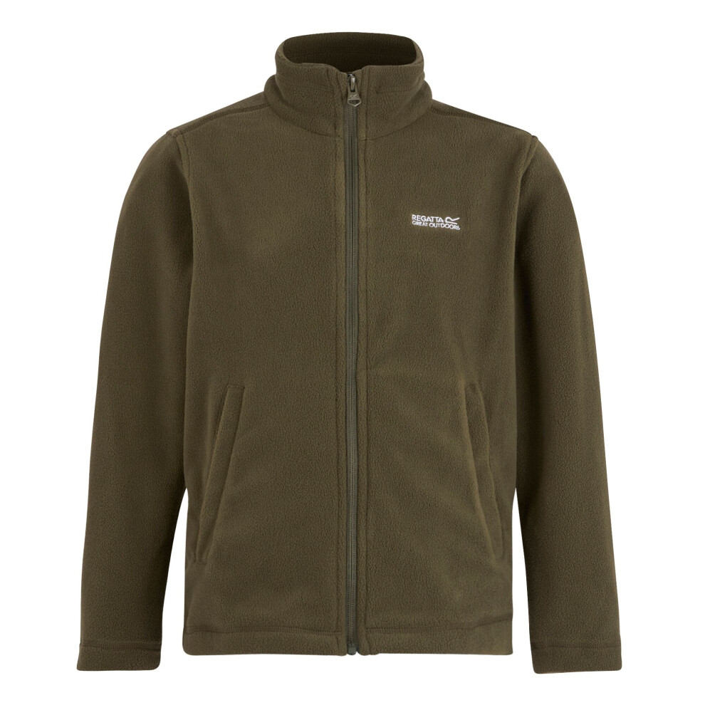 Regatta (13 Years, Olive Night) Great Outdoors Childrens/Kids King Ii Lightweight Full Zip Fleece Jacket Multicoloured