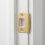 1Set Metal Door Lock Strike Plate with Reinforced Backing for Security 3