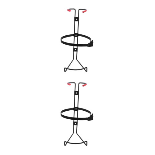2Pcs Stainless Steel Fire Extinguisher Wall Mount Bracket for Home Use 2