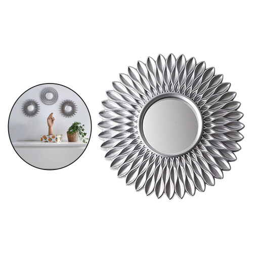 European Style Flower-Shaped Wall Mirror