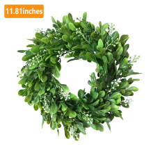 Artificial Boxwood Garland for Door Holiday Decor 6ft