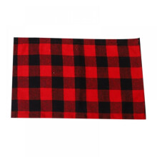 Dobbeltsidet dug med buffalo-ternet mønster, 45 x 27,5 cm