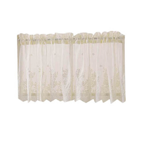 Welling kitchen curtain valance polyester lace floral