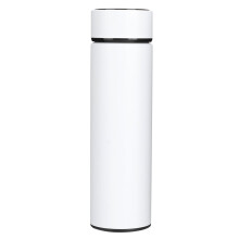 Garrafa de água térmica de 500ml em aço inoxidável com LED