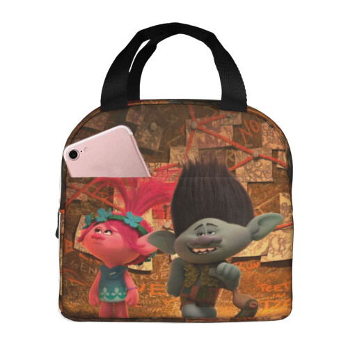 Lancheira térmica Trolls World Tour 8,5x8x5 polegadas