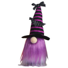 Ornament de pluș gnom de Halloween, realizat manual în stil suedez