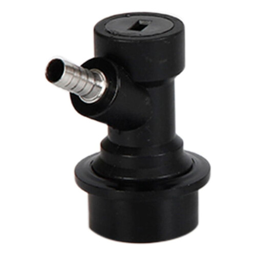 Conector de barril de acero inoxidable, 1/4" MFL, recto