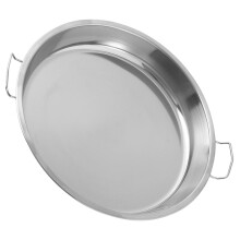 Prato para cozinhar a vapor em aço inoxidável com formato de peixe, 24 cm