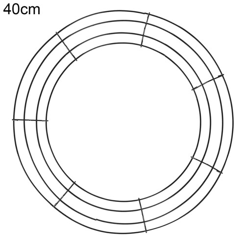 Guirlanda Chicmine em metal resistente à ferrugem, 30 cm (12 polegadas)