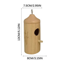 Căsuță din lemn pentru colibri Penkiiy, pentru agățat în aer liber