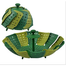 Vegetable Steamer Basket Plastic Folding 25x11 cm