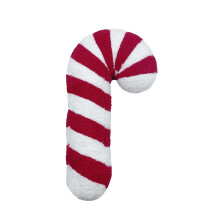 Christmas candy cane pillow red soft cushion 1 piece
