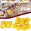 Set di 10 limoni gialli artificiali per decorazioni 1