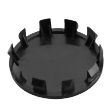 4 Stück glänzende schwarze Radkappen 56,5 mm / 2,22 Zoll 1/2/5/7