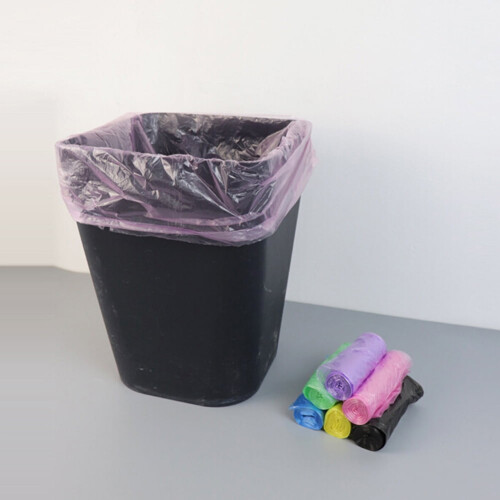 Limei trash bags small 5 rolls 100 count colorful 2