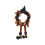 Halloween Door Wreath with Witch Hat 13.4 Inch 2