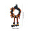 Halloween Door Wreath with Witch Hat 13.4 Inch 3