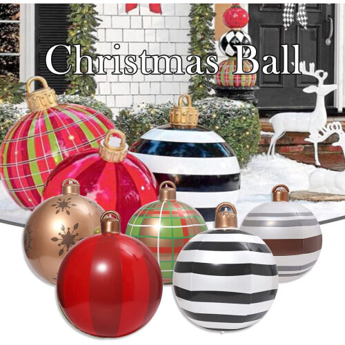 Balão inflável de Natal para decoração externa, 60 cm 2