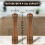 Wood Pepper Grinder Set Oak 10 inch 2 pcs 3