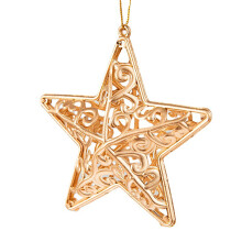 Gold Hollow Christmas Tree Pendant Ornaments