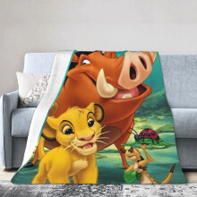 Lion King Fleece Blanket 60 x 50 Inches