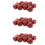 Decorazioni artificiali a base di frutta rossa, 36 pezzi 1