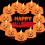 Halloween pumpkin tea lights battery operated 6 pack 5