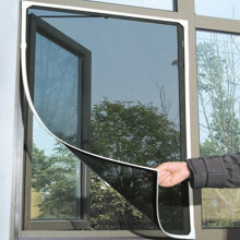 Marco de malla ajustable para mosquitera de ventana YangJinLian, 59x78 pulgadas.