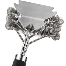Brosse à barbecue en acier inoxydable sans poils (1 pièce)