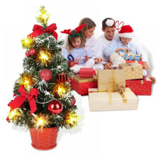 Sapin de Noël artificiel de table de 40 cm avec lumières LED
