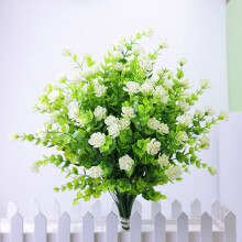 Bouquet de fleurs artificielles en soie pour mariage ou maison (2 pièces)