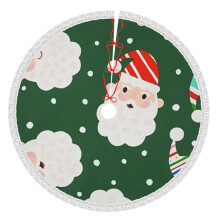 Jupe de sapin de Noël 76 cm Décoration rustique pour les fêtes