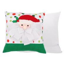 Taie d'oreiller Père Noël à pois (1 pièce)