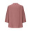 Women's cotton and linen shirt, solid color,-Red S 4