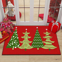 Paillasson de Noël 61 x 89 cm (24 x 35 pouces) intérieur/extérieur