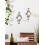 Appliques murales en fer forgé pour bougies (lot de 2) 1