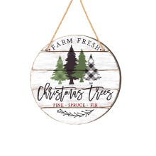 Wooden Gnome Holiday Door Sign 12 Inch