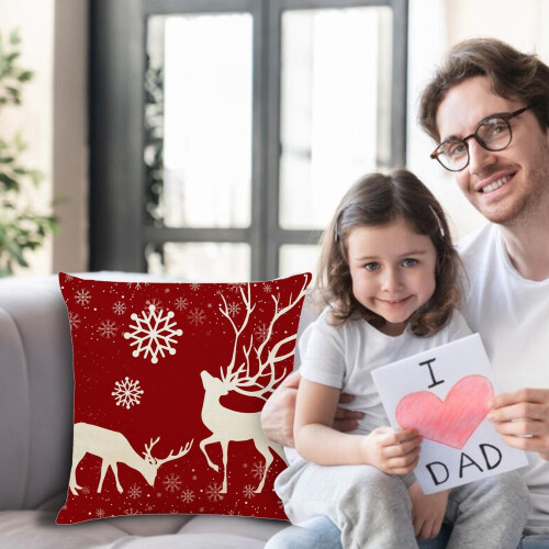 Housse de coussin décorative en soie et peluche (2 pièces) 2