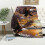 Coperta in pile Eagle, matrimoniale, morbida e soffice, bianca 1