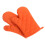 Miyuadkai oven mitts orange thickened pure color 1